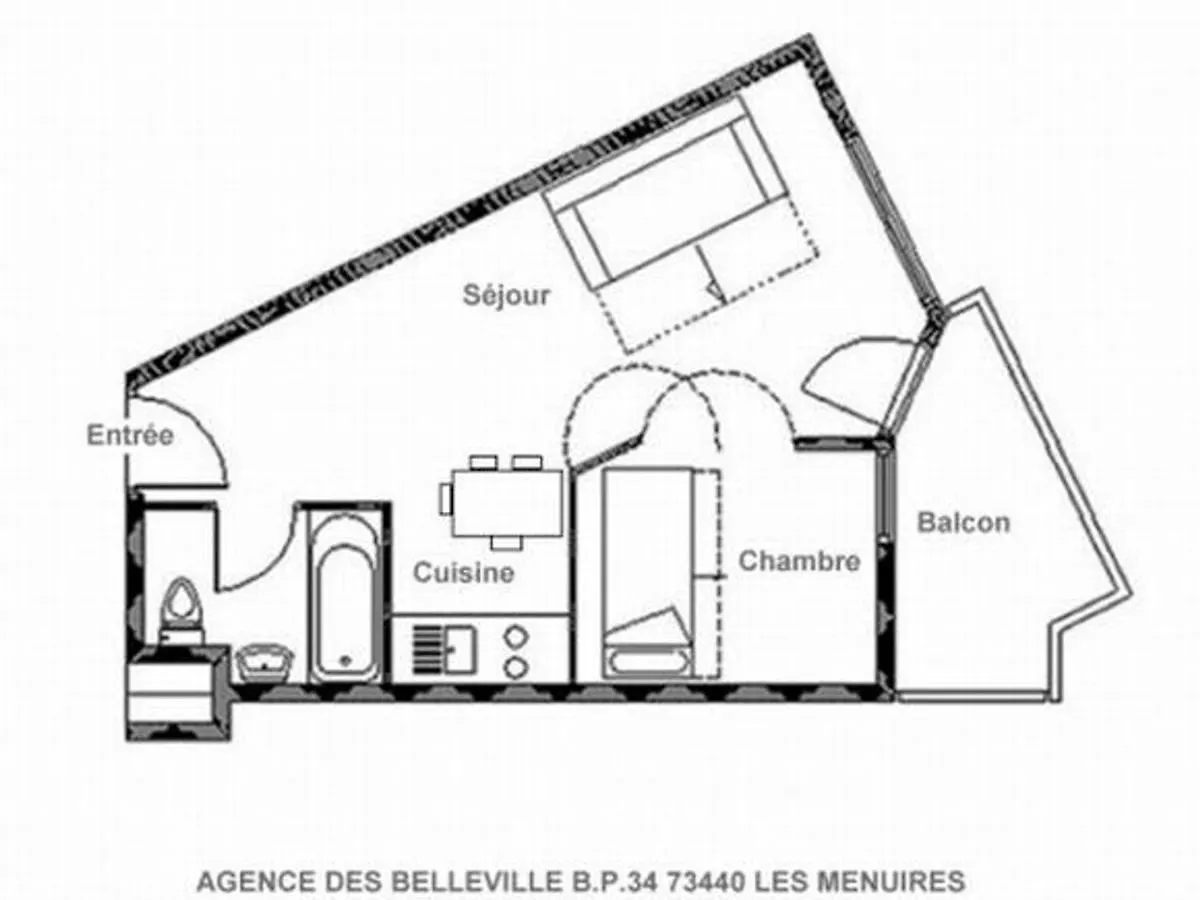 Appartement Cosy 2 Pieces Avec Balcon, Proche Pistes Et Commerces, Reberty 1850 - Fr-1-344-250 Saint-Martin-de-Belleville Francie